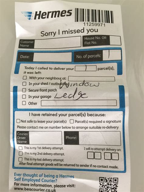 hermes has lost my parcel|Hermes return label printable.